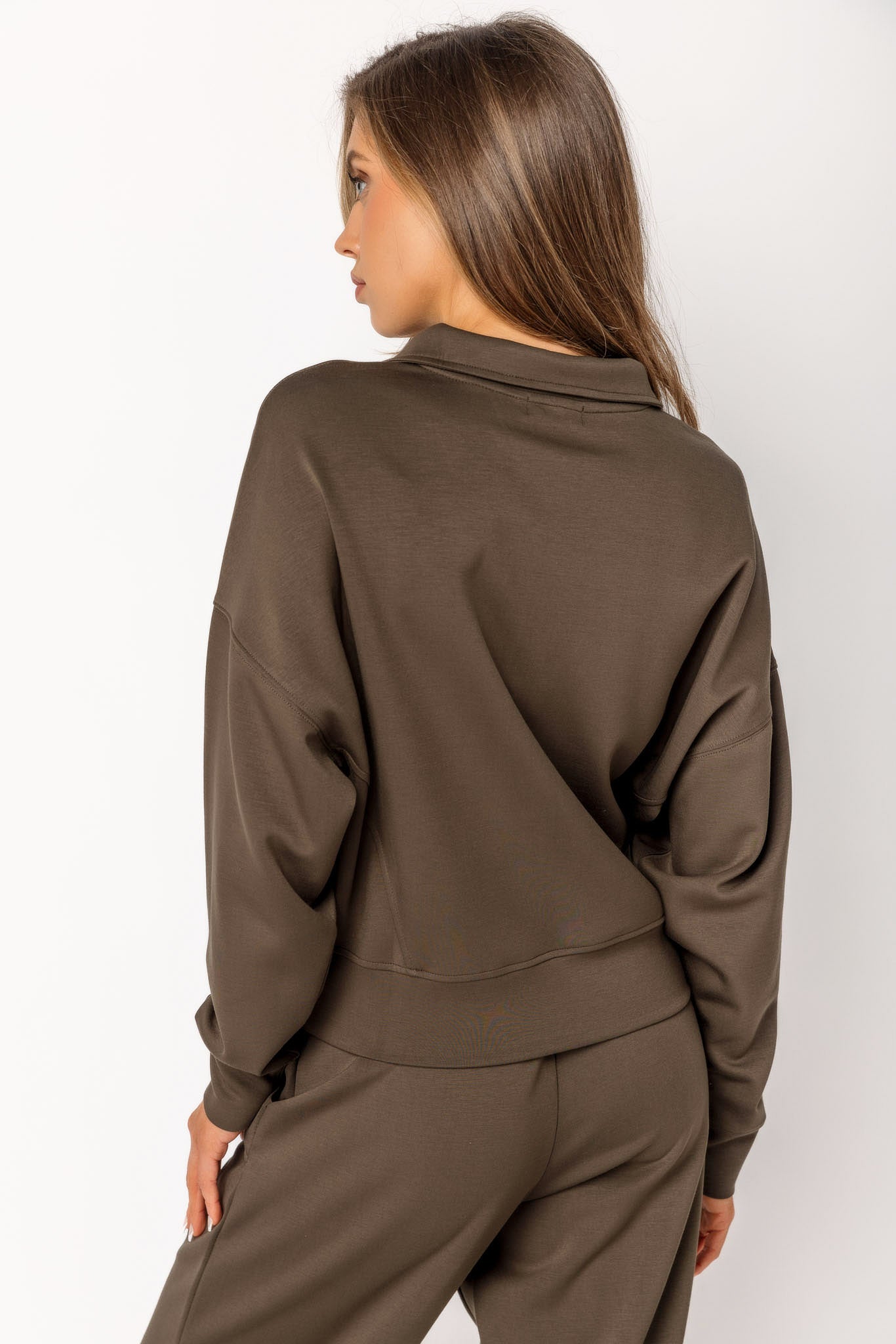 Scuba Knit Half Zip Sweatshirt