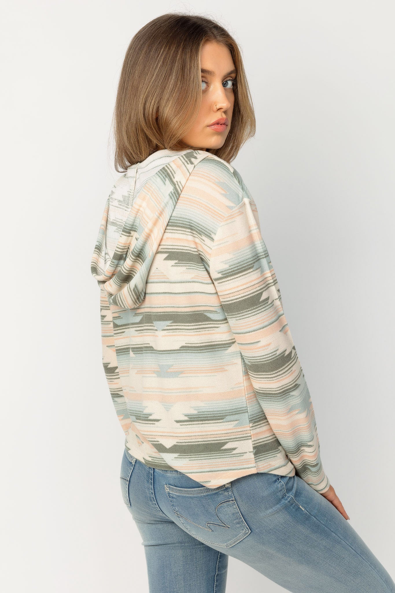 Wallflower Dakota Hoodie in Joshua Tree Print