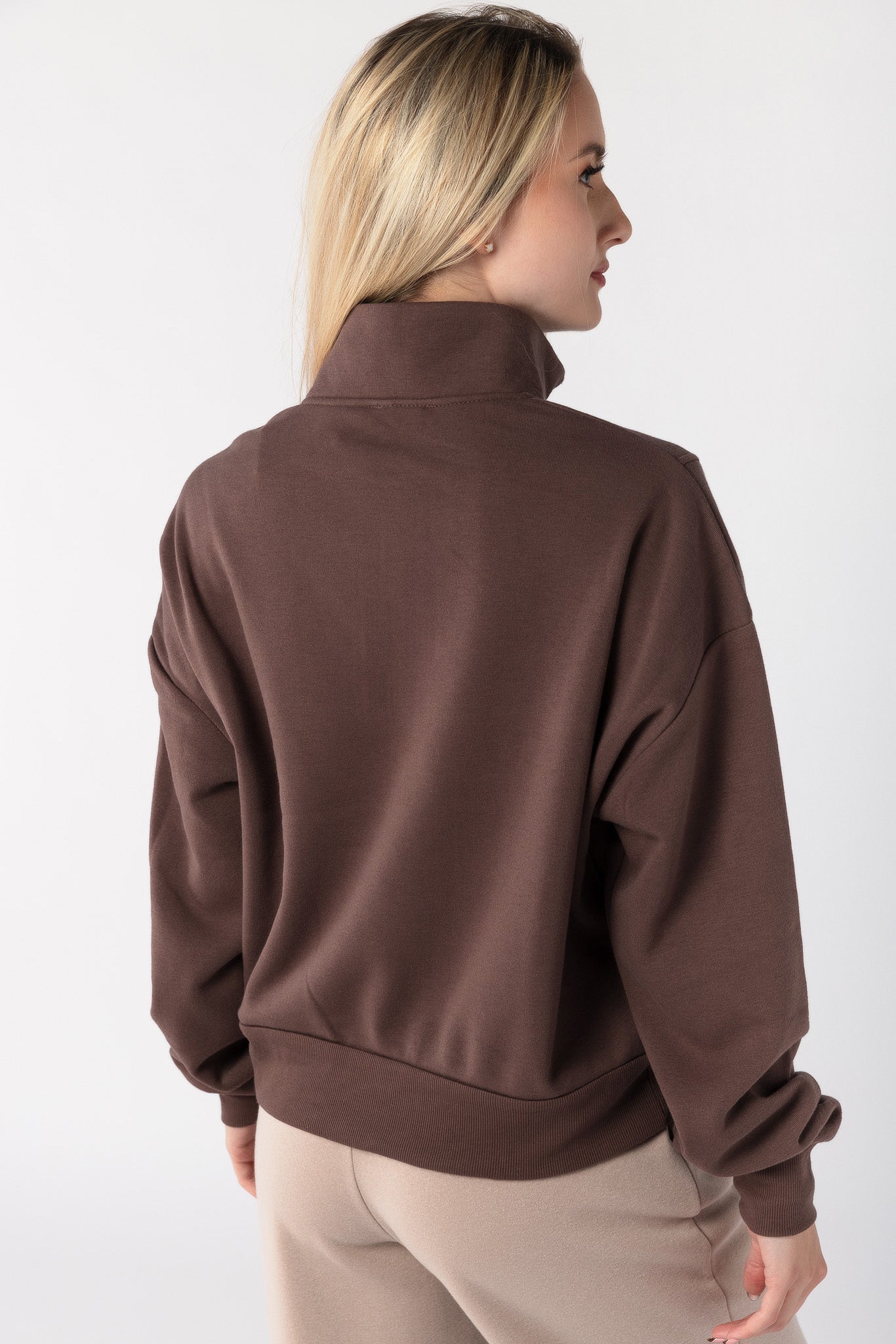 Fleece Quarter-Zip Sweatshirt