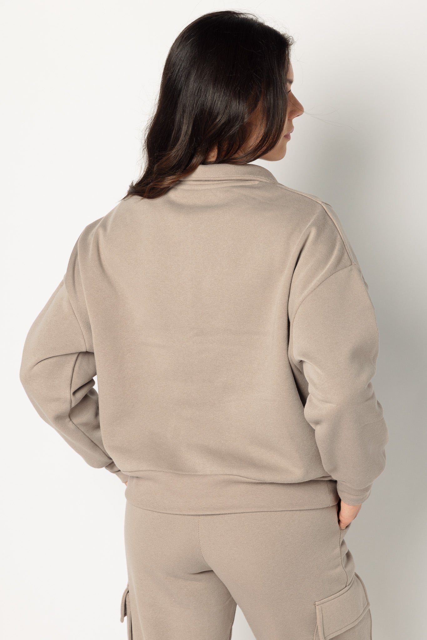 Fleece Quarter-Zip Sweatshirt