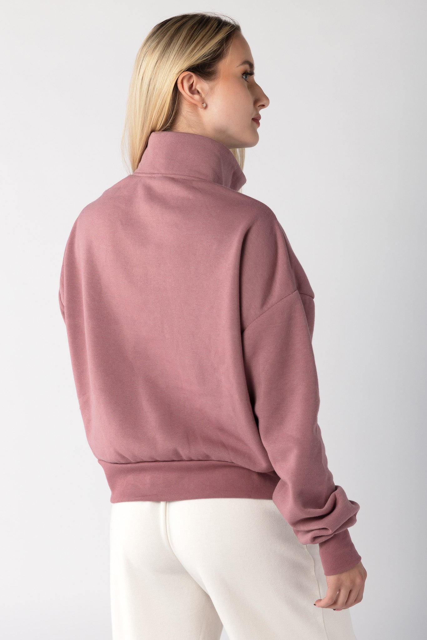 Fleece Quarter-Zip Sweatshirt