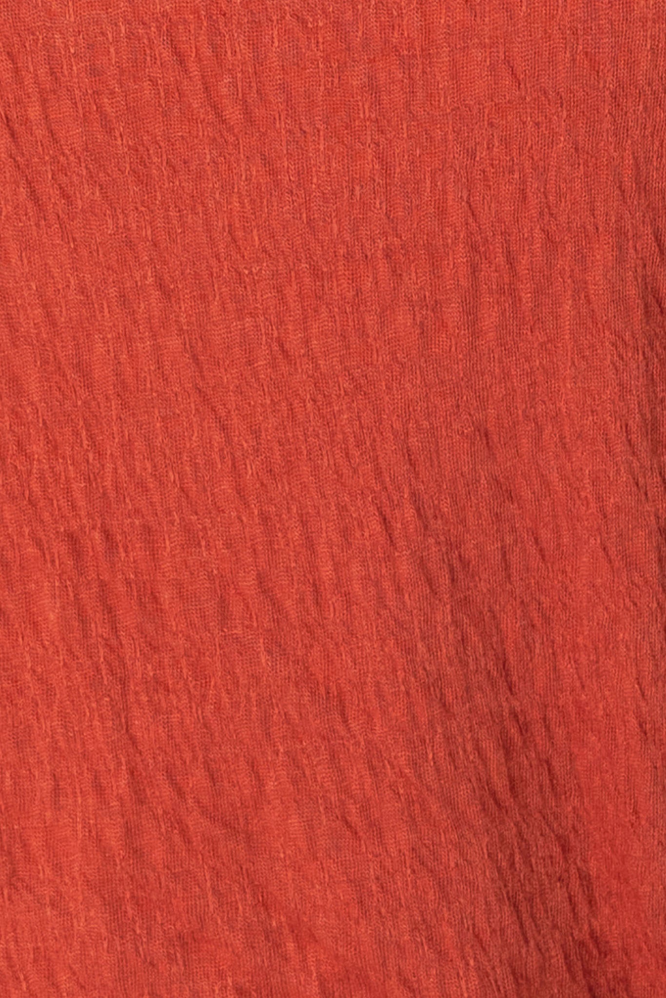 Textured Knit Tee with Knotted Hem
