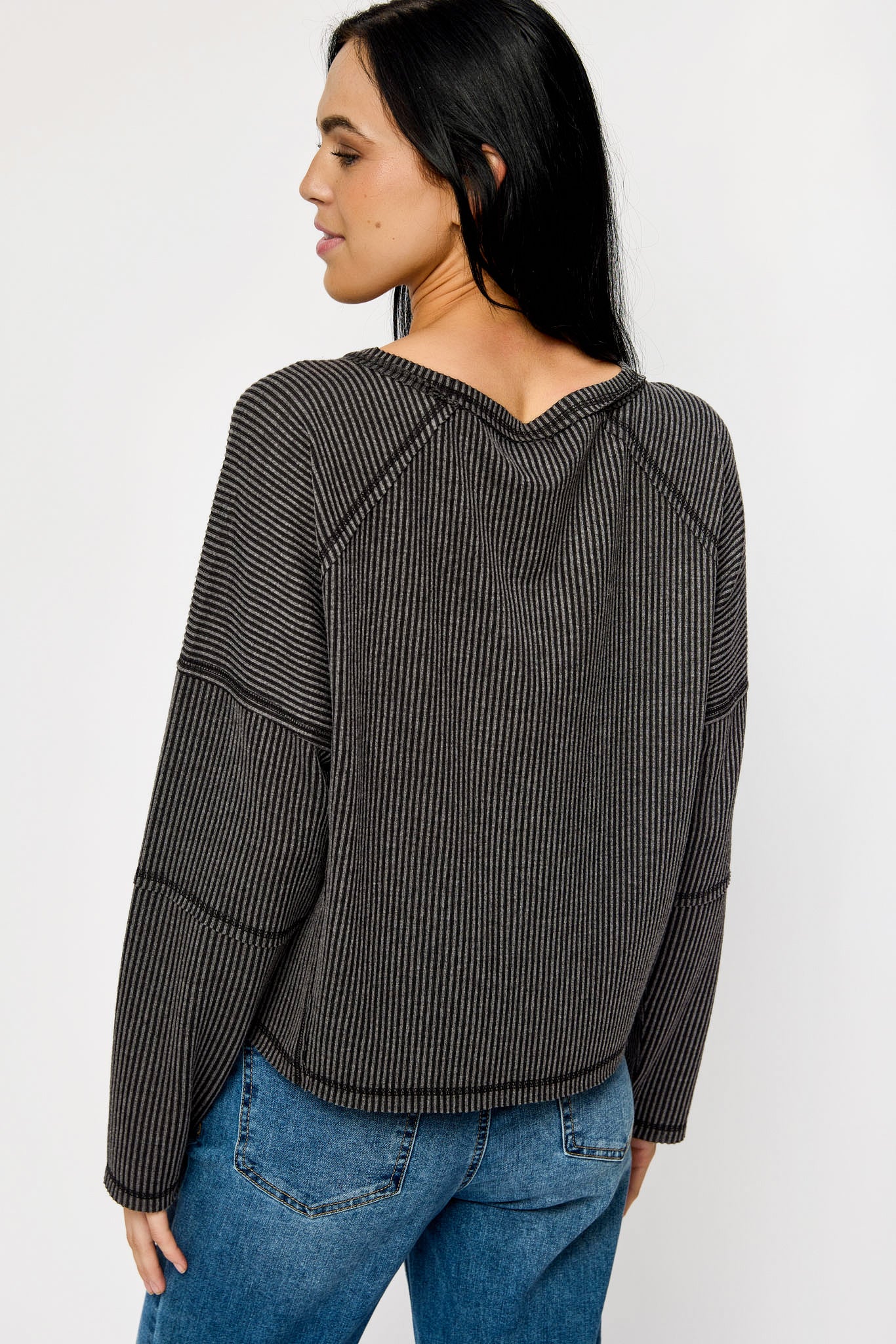 Cozy Ribbed Long-Sleeve Top