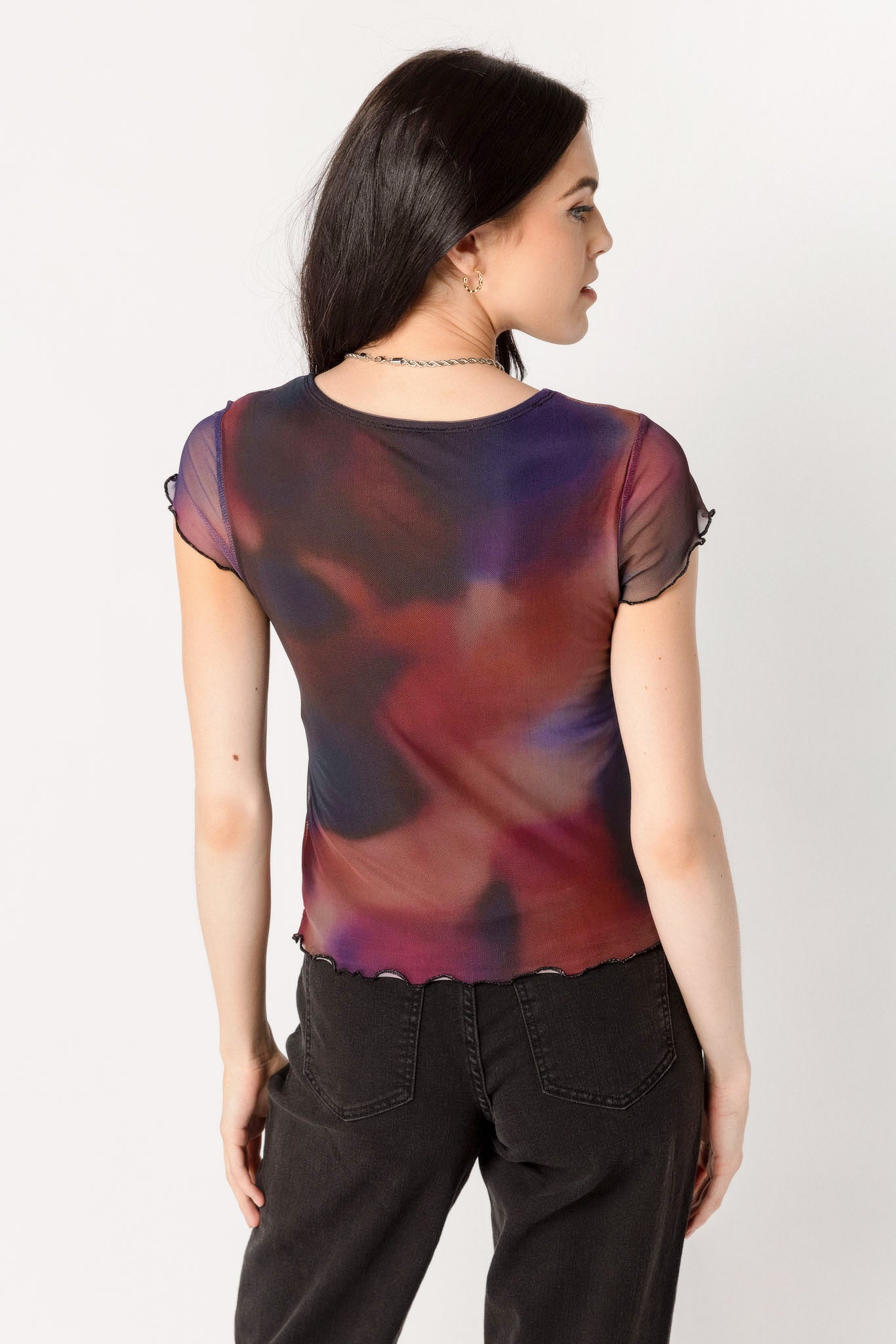 Tie-Dye Mesh Tee