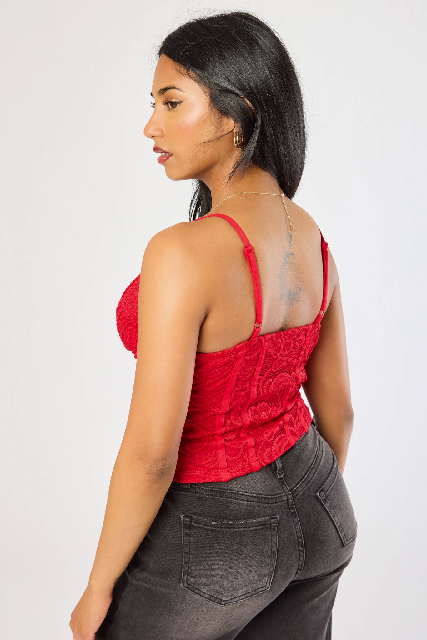Lace Corset Bustier