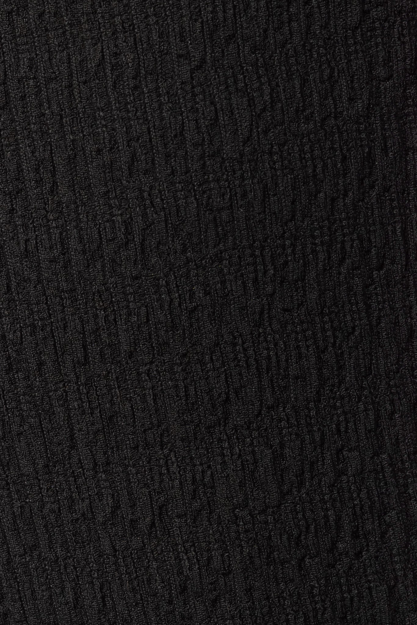 Textured Puff Sleeve Bodysuit with Tie-Back