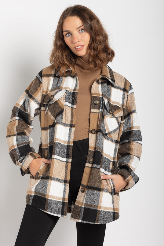 Hadley Plaid Shacket