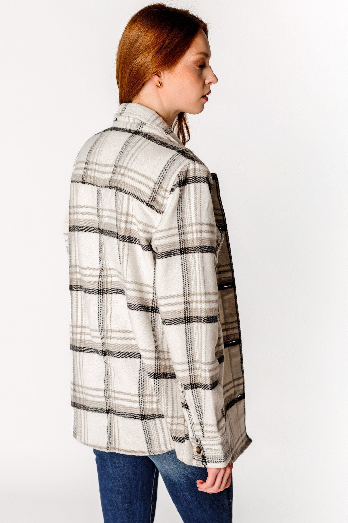 Libby Brushed Plaid Shacket