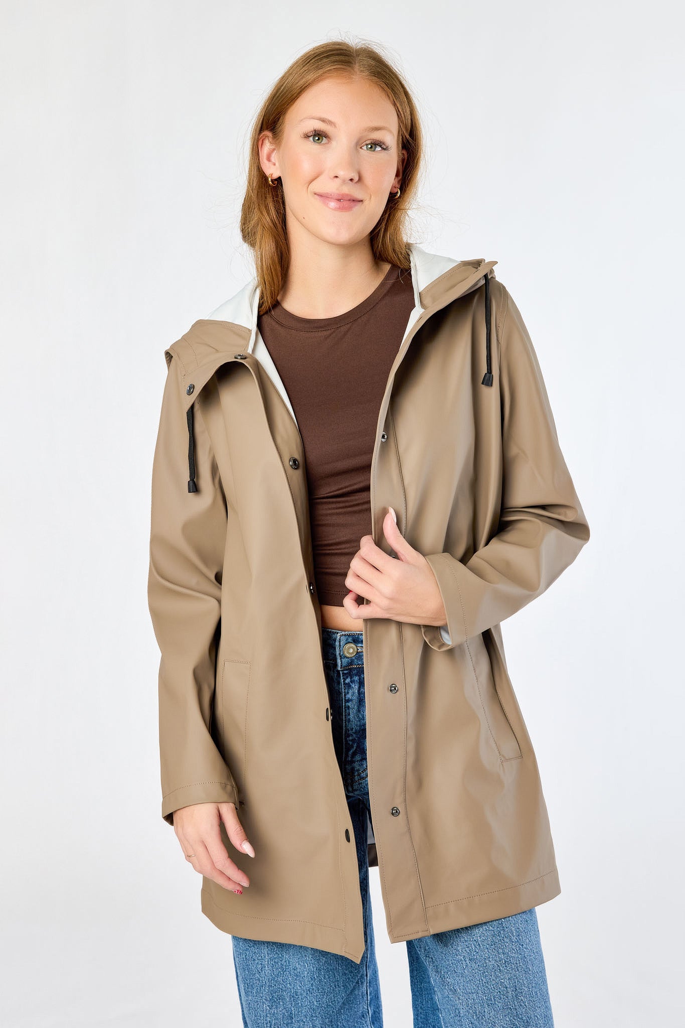 ONLY Ellen Hooded Raincoat