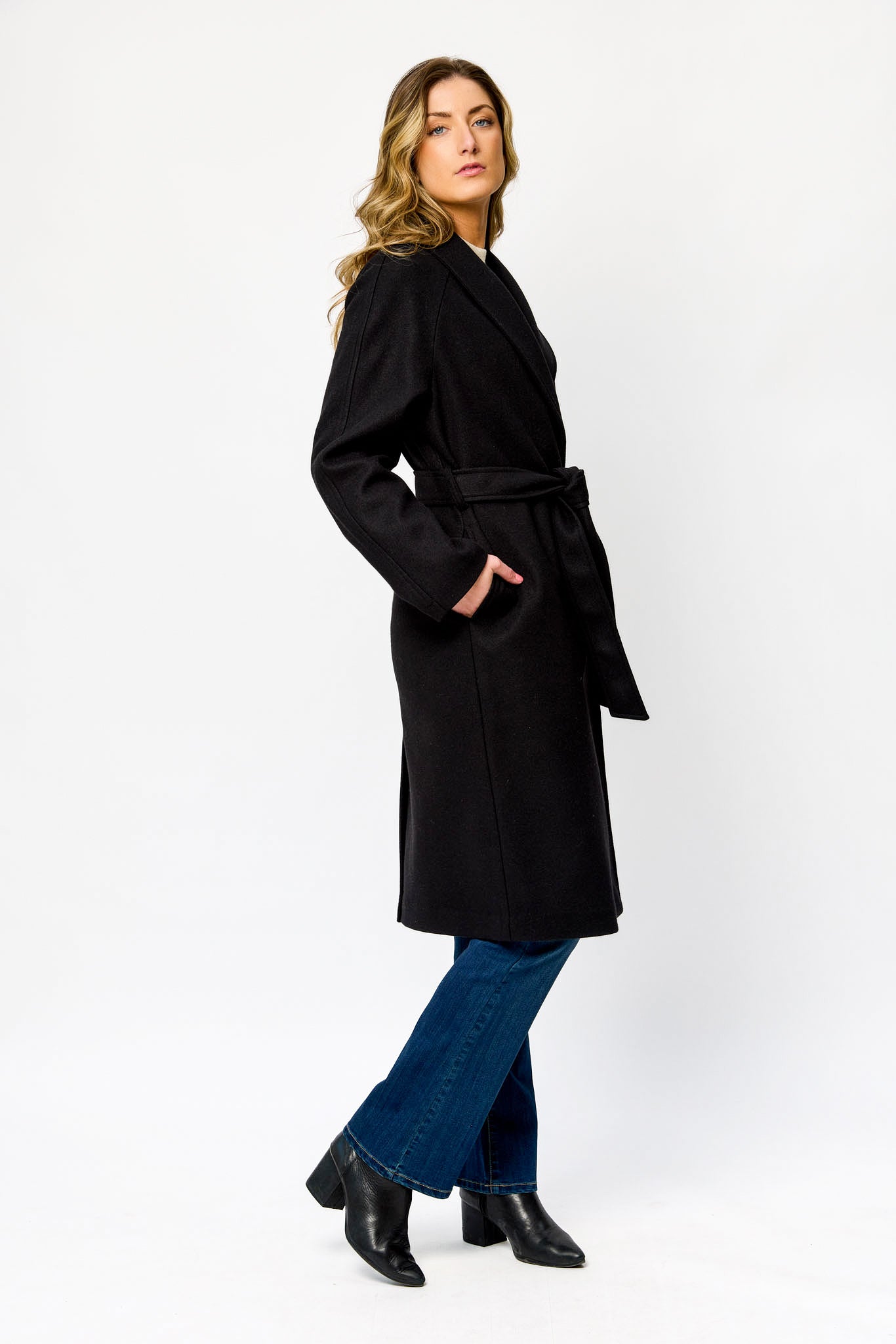 Tie-Belt Coat