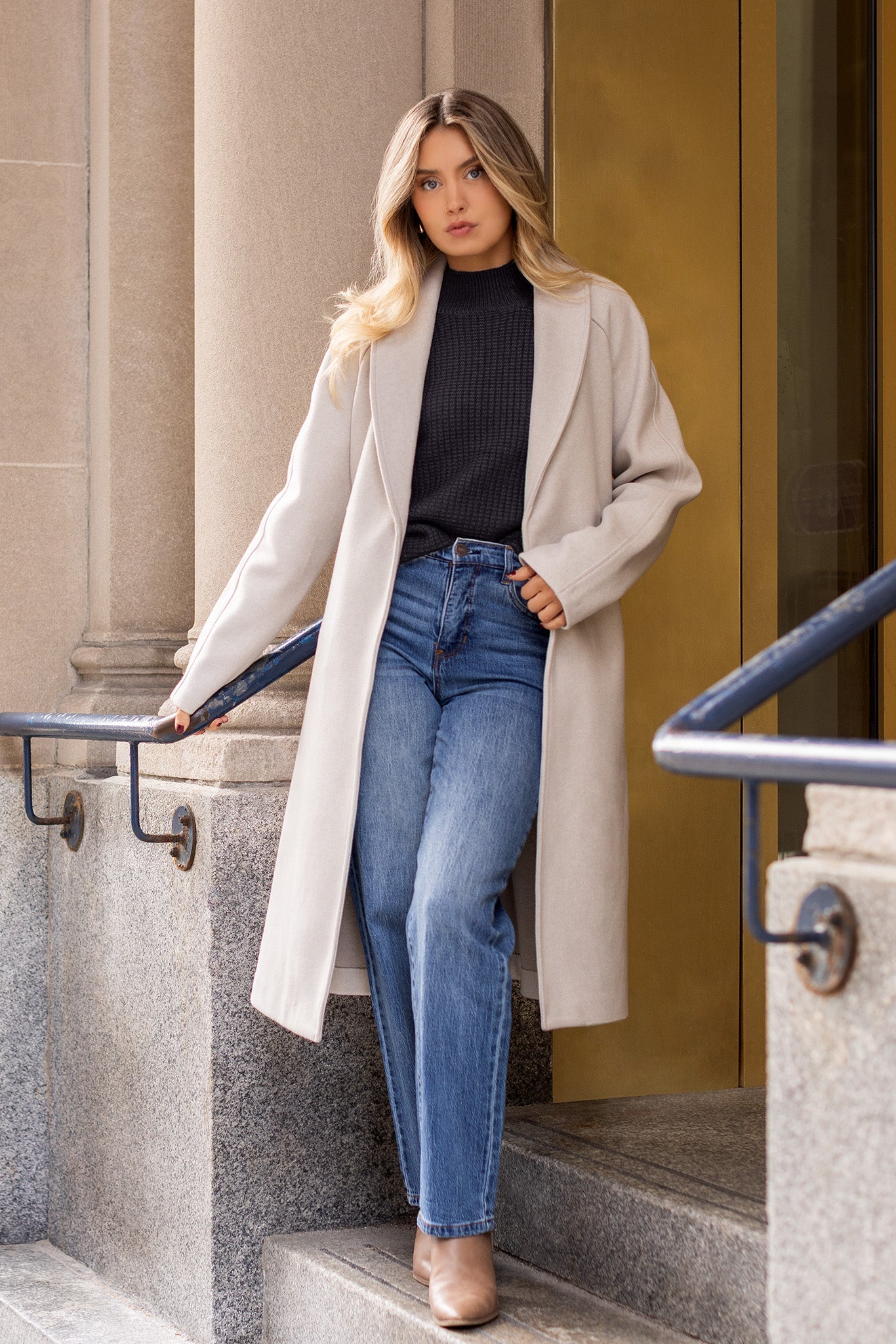 Tie-Belt Coat