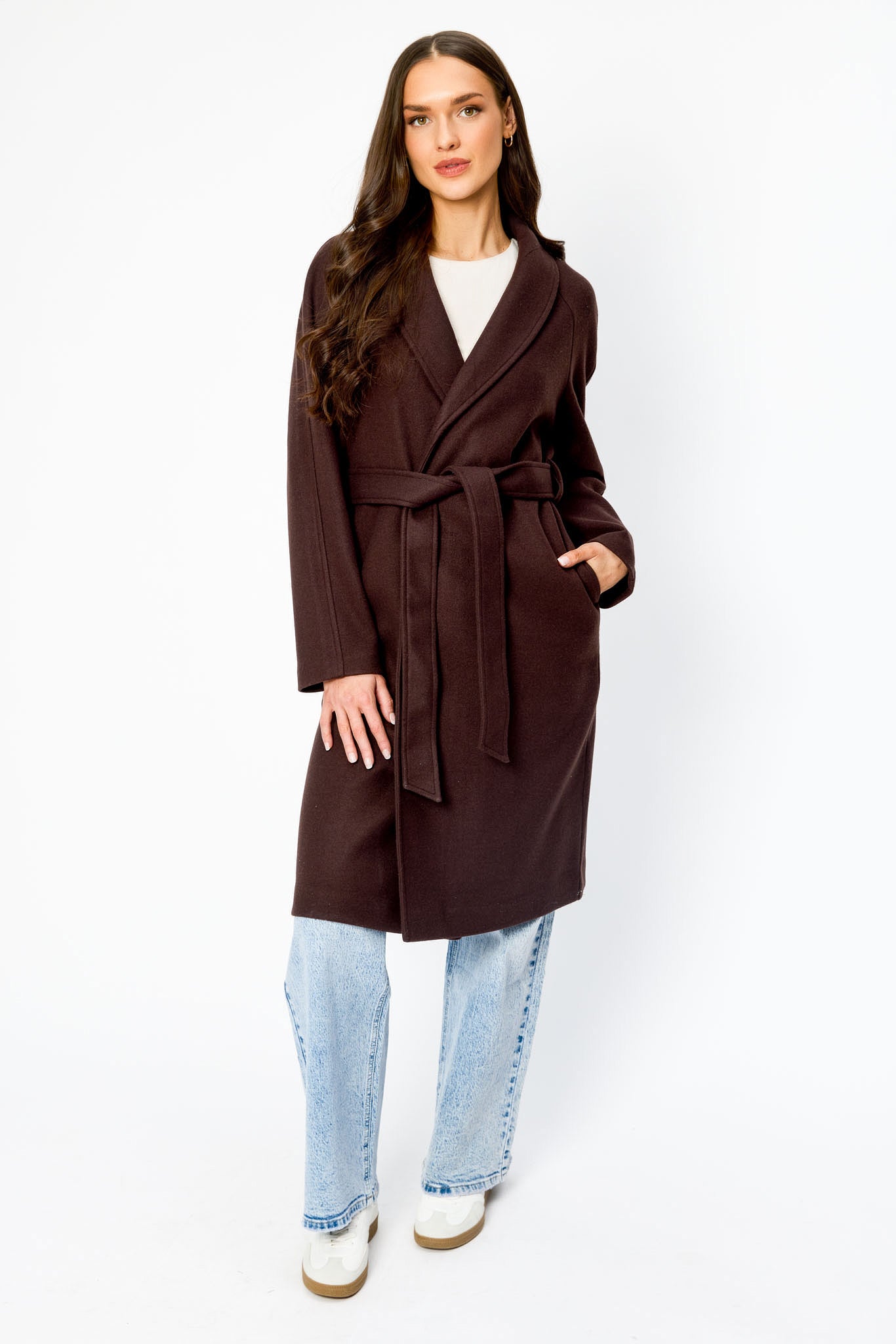 Tie-Belt Coat