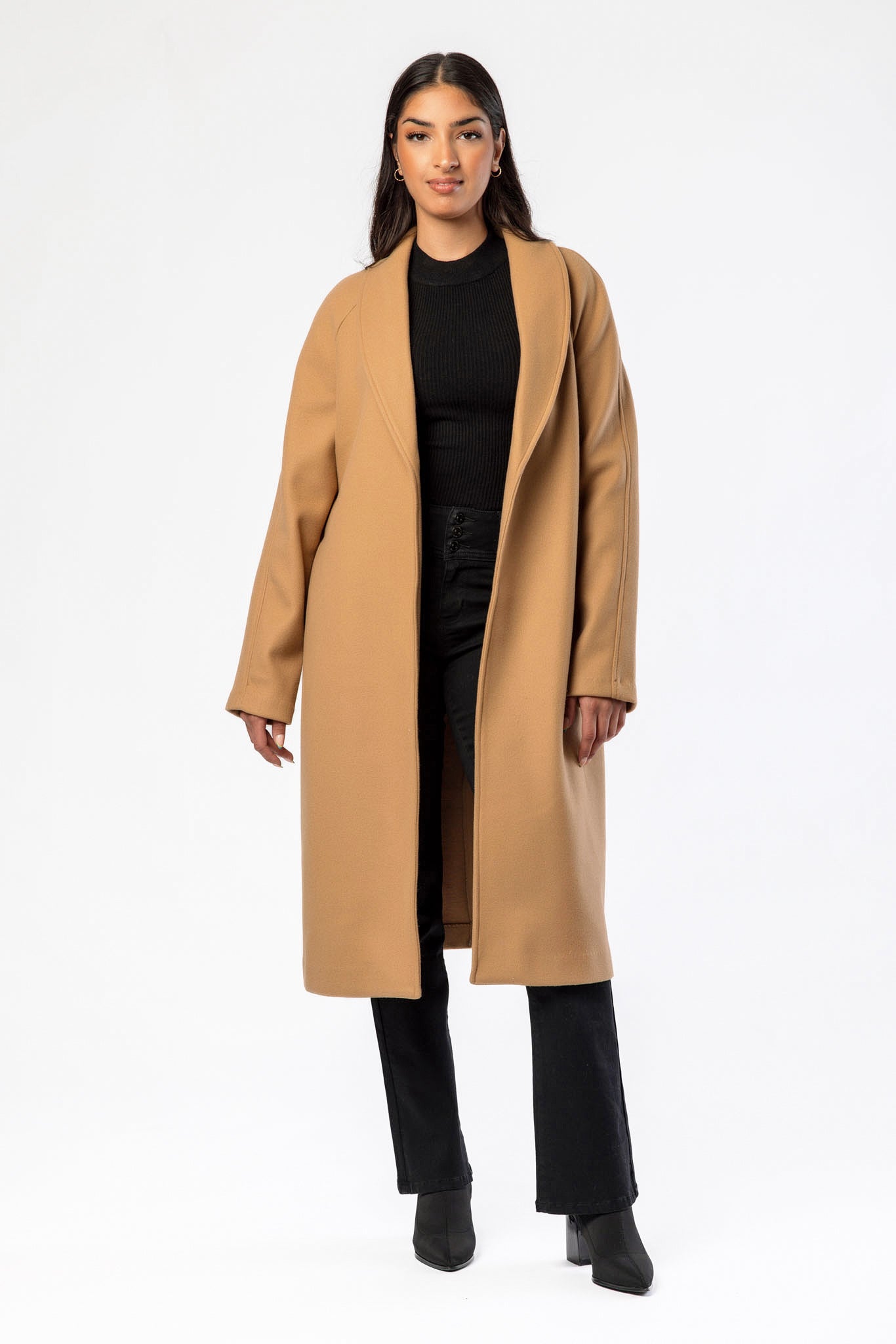 Tie-Belt Coat