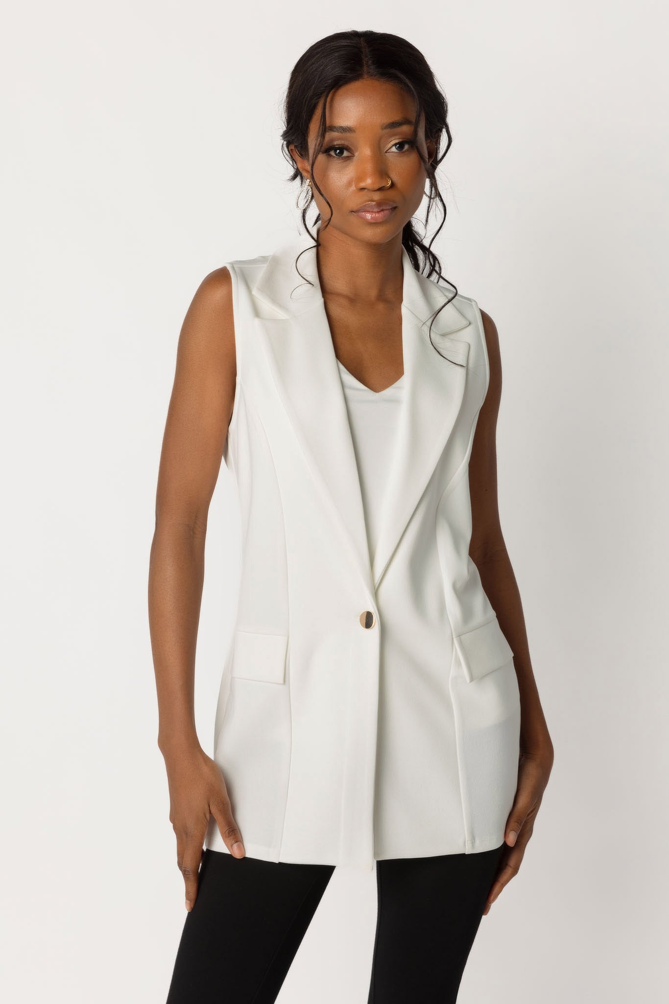 Scuba Crepe Vest
