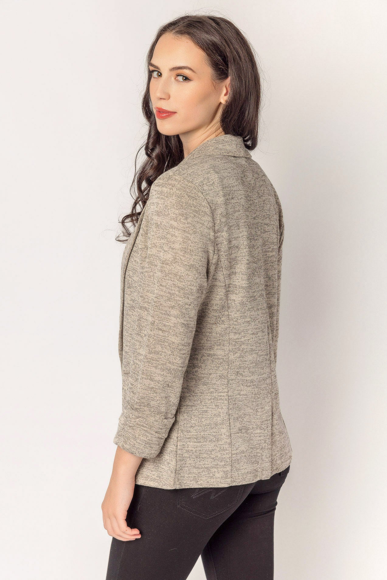 Space Dye Knit Blazer