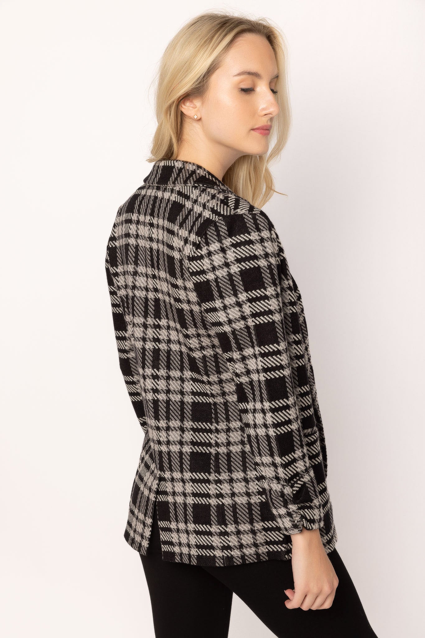 Emberley Plaid Jacquard Blazer