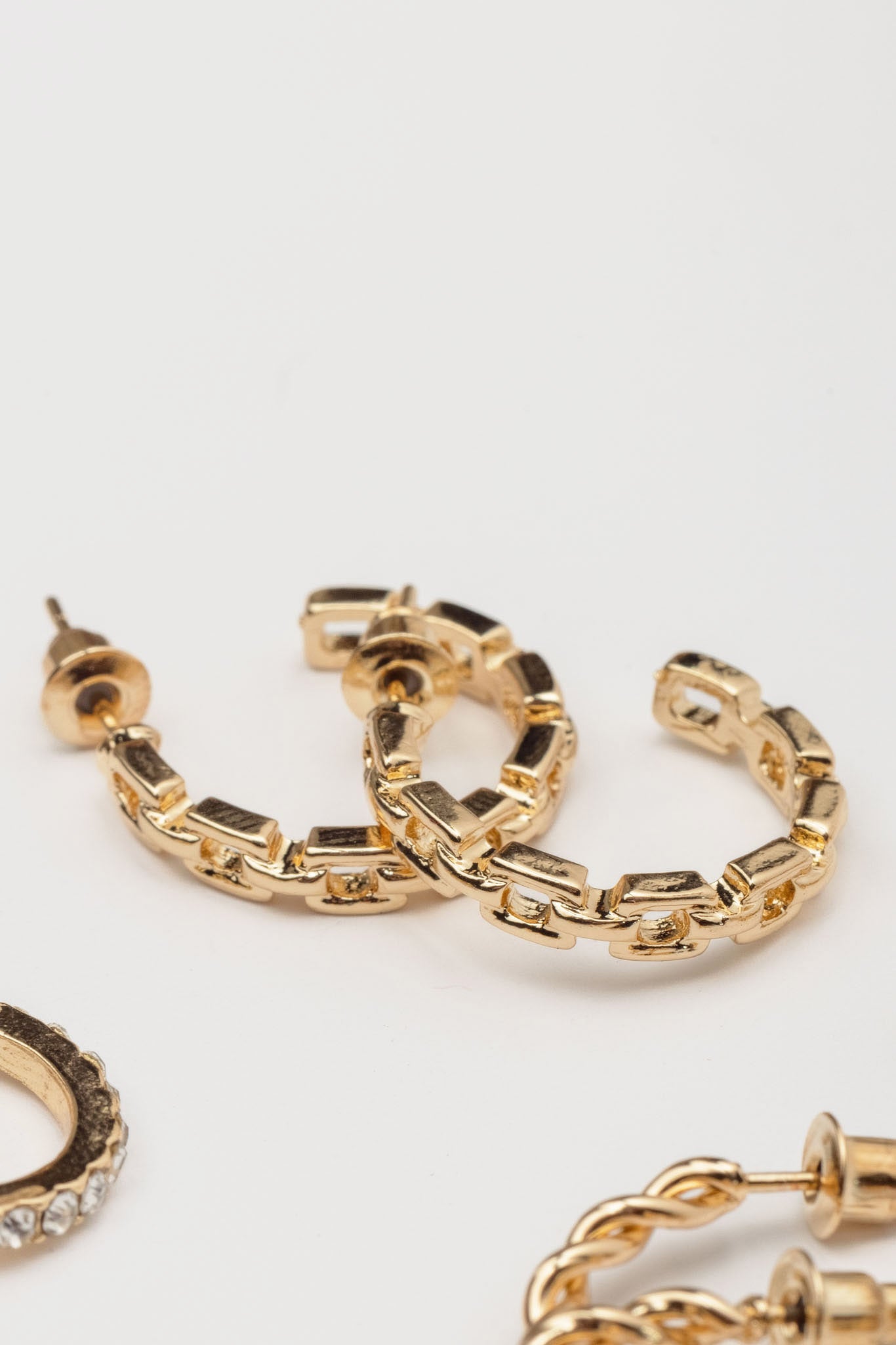 6 Set of Huggie Earrings