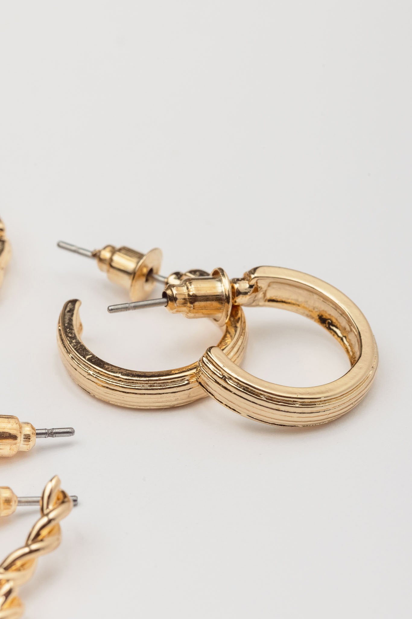 6 Set of Huggie Earrings