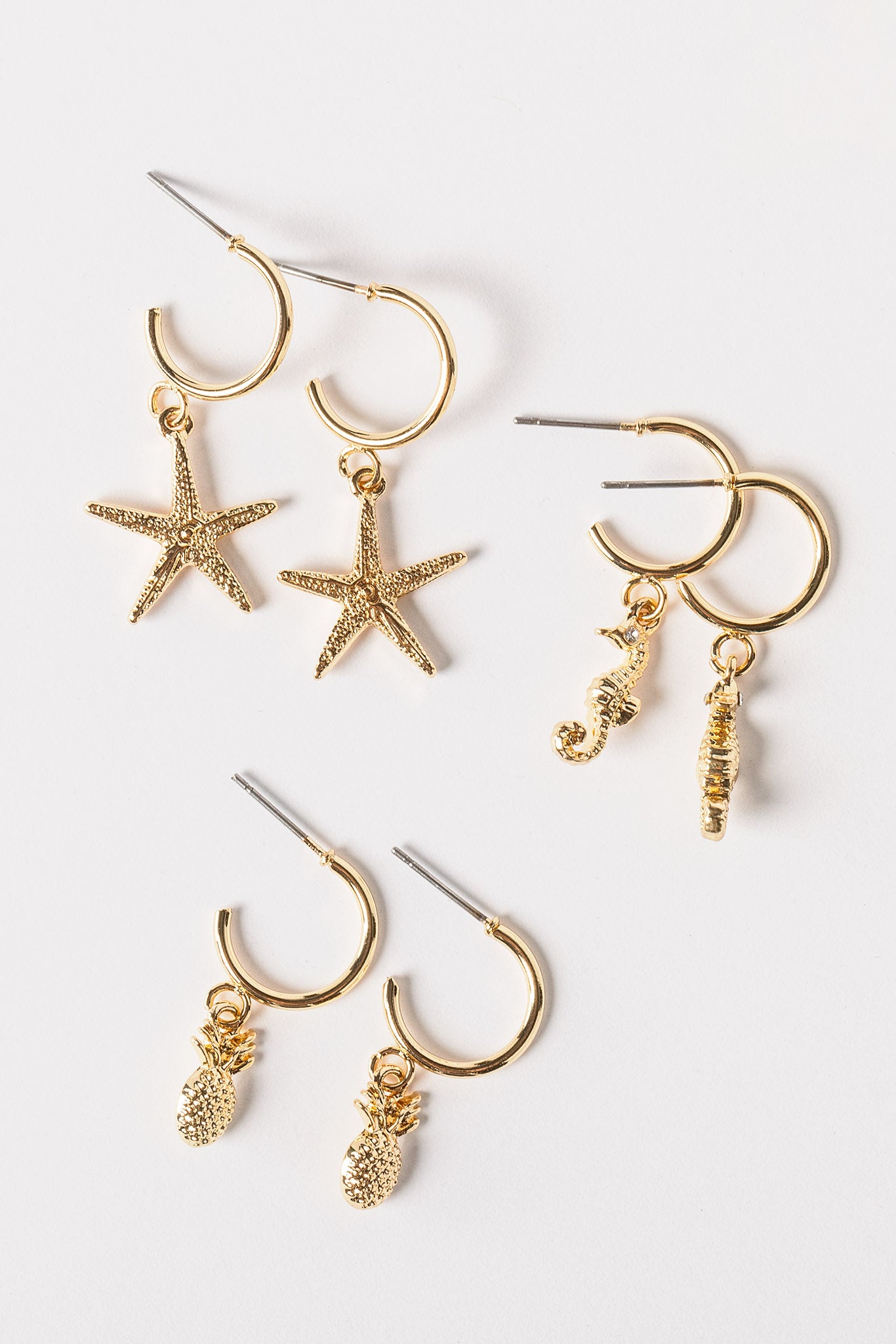3 Set of Tropical Mini Hoops
