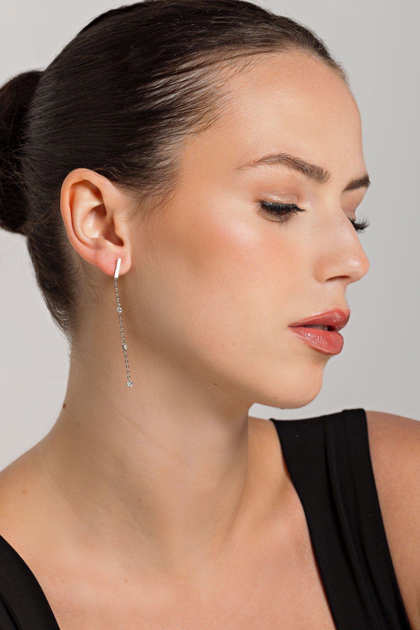 Rhinestone Drop Earrings