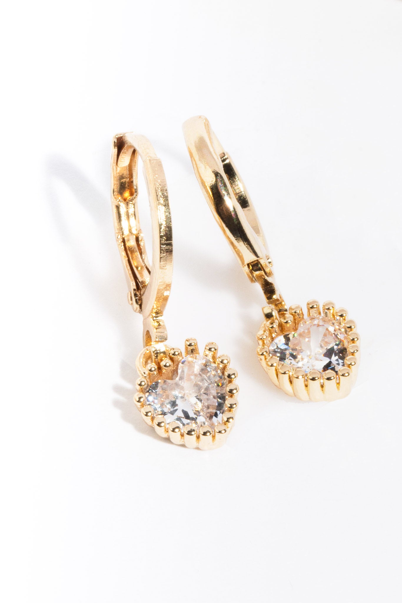 Bow, Heart and Huggie Earring Set