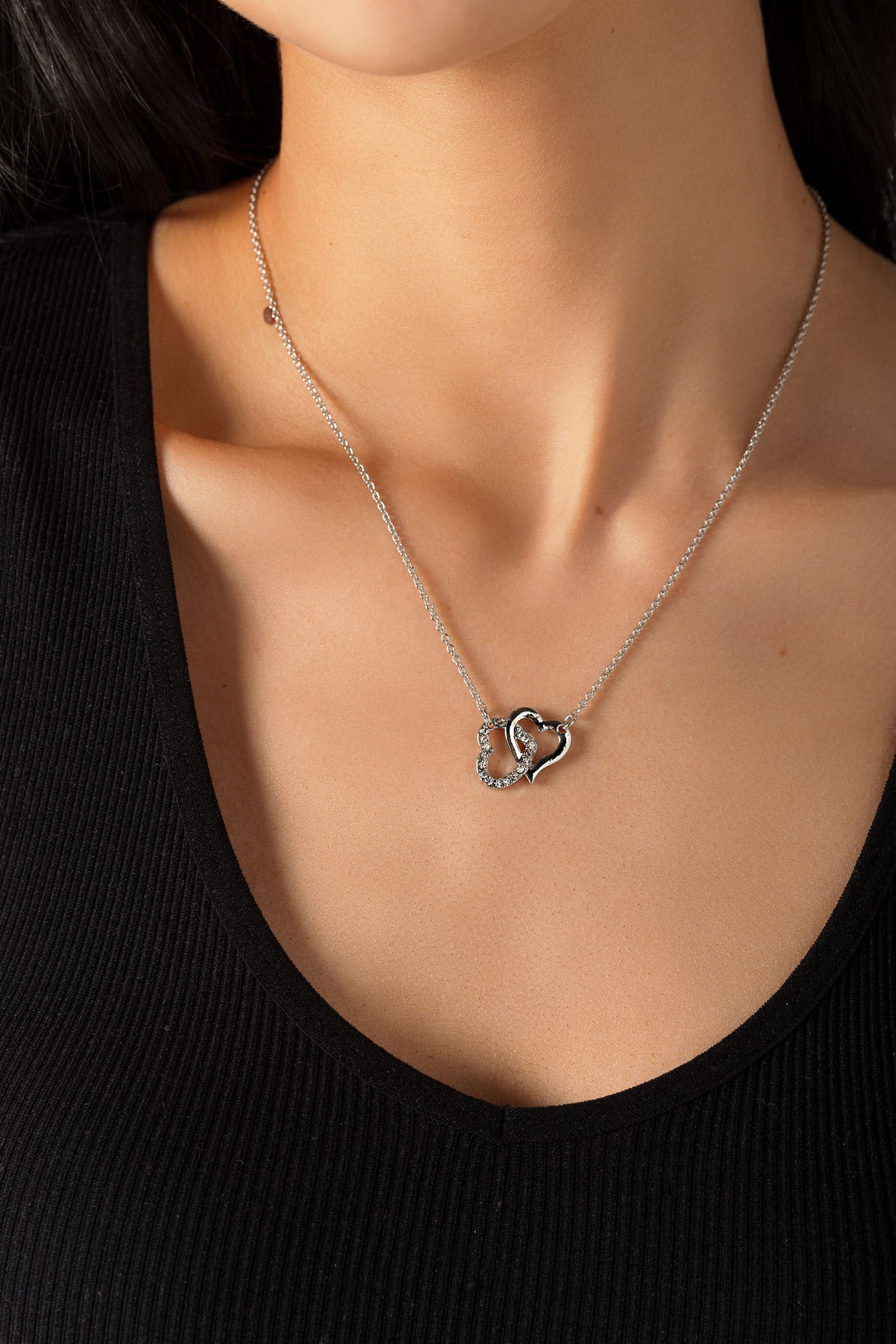 Interlocking Hearts Necklace