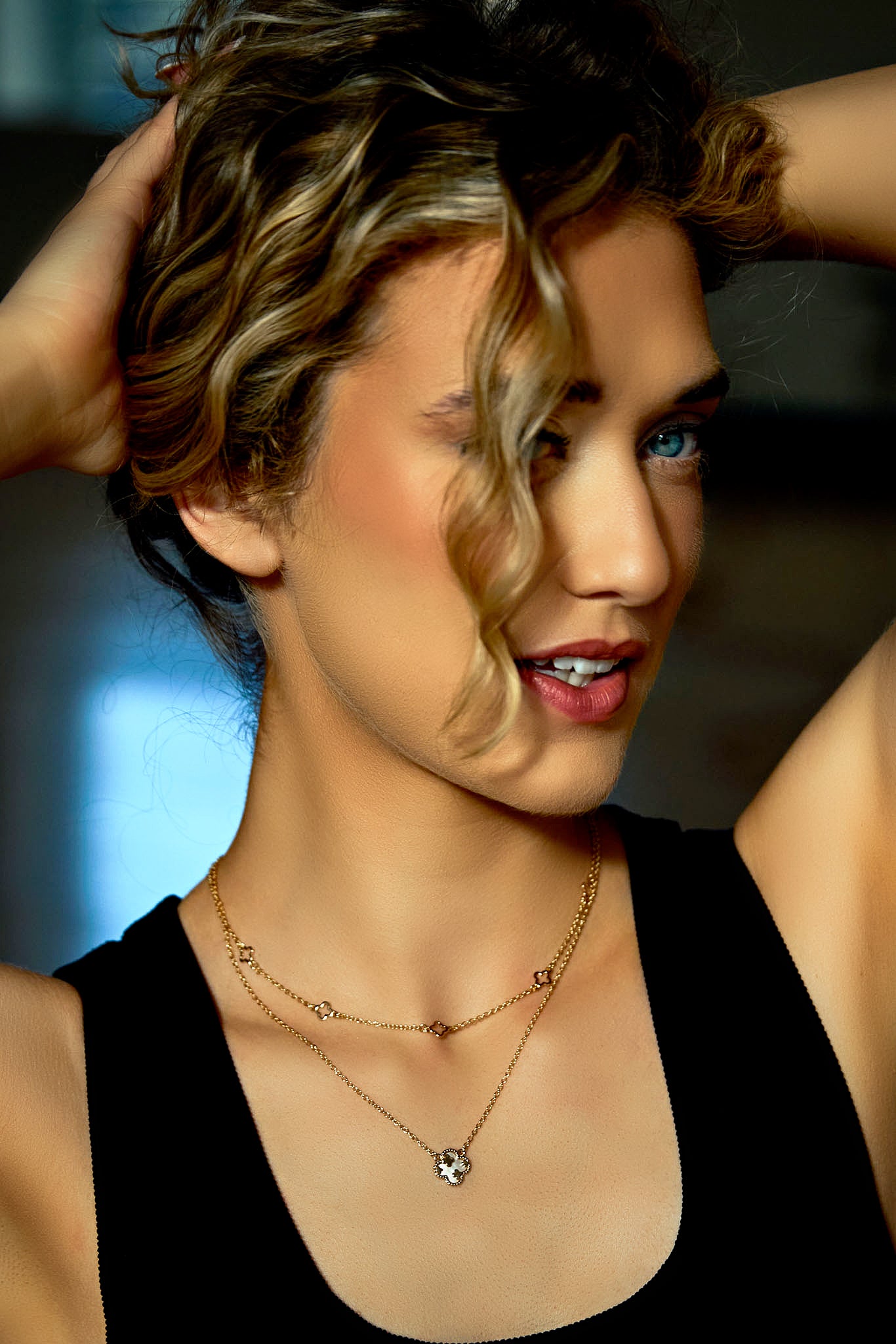 Double Layer Clover Necklace
