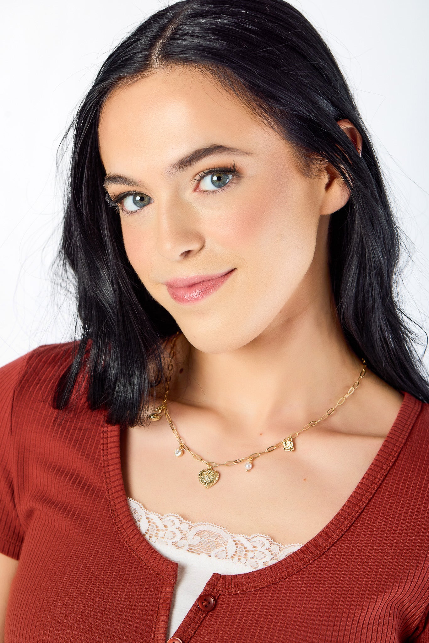 Paperclip Charm Necklace