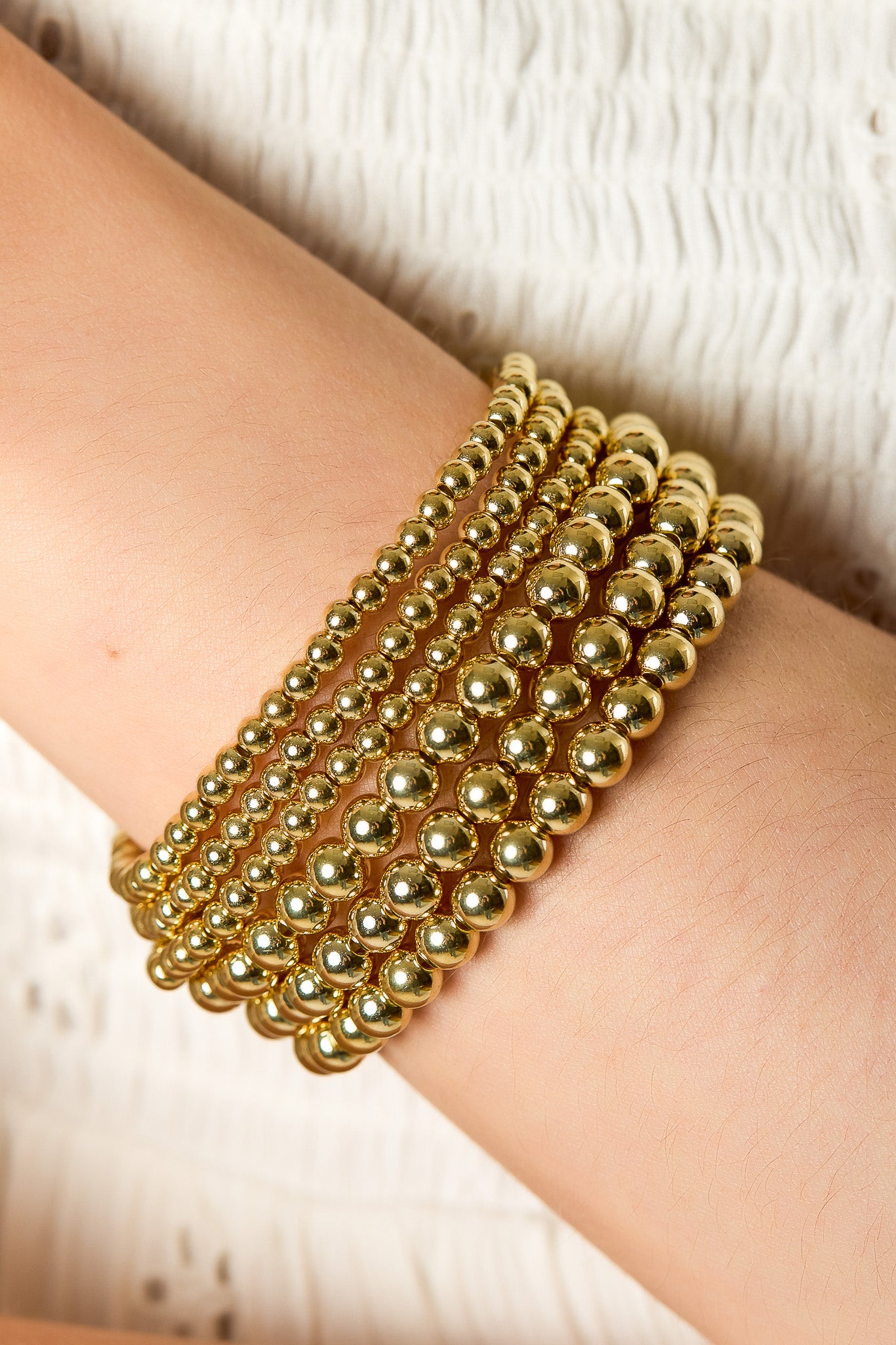 Beaded Stretch Bracelet Set