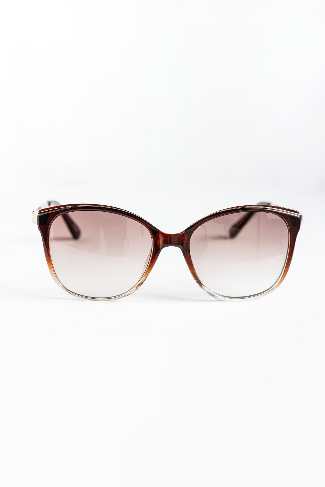 Pantos Sunglasses with Metal Trim and Arms