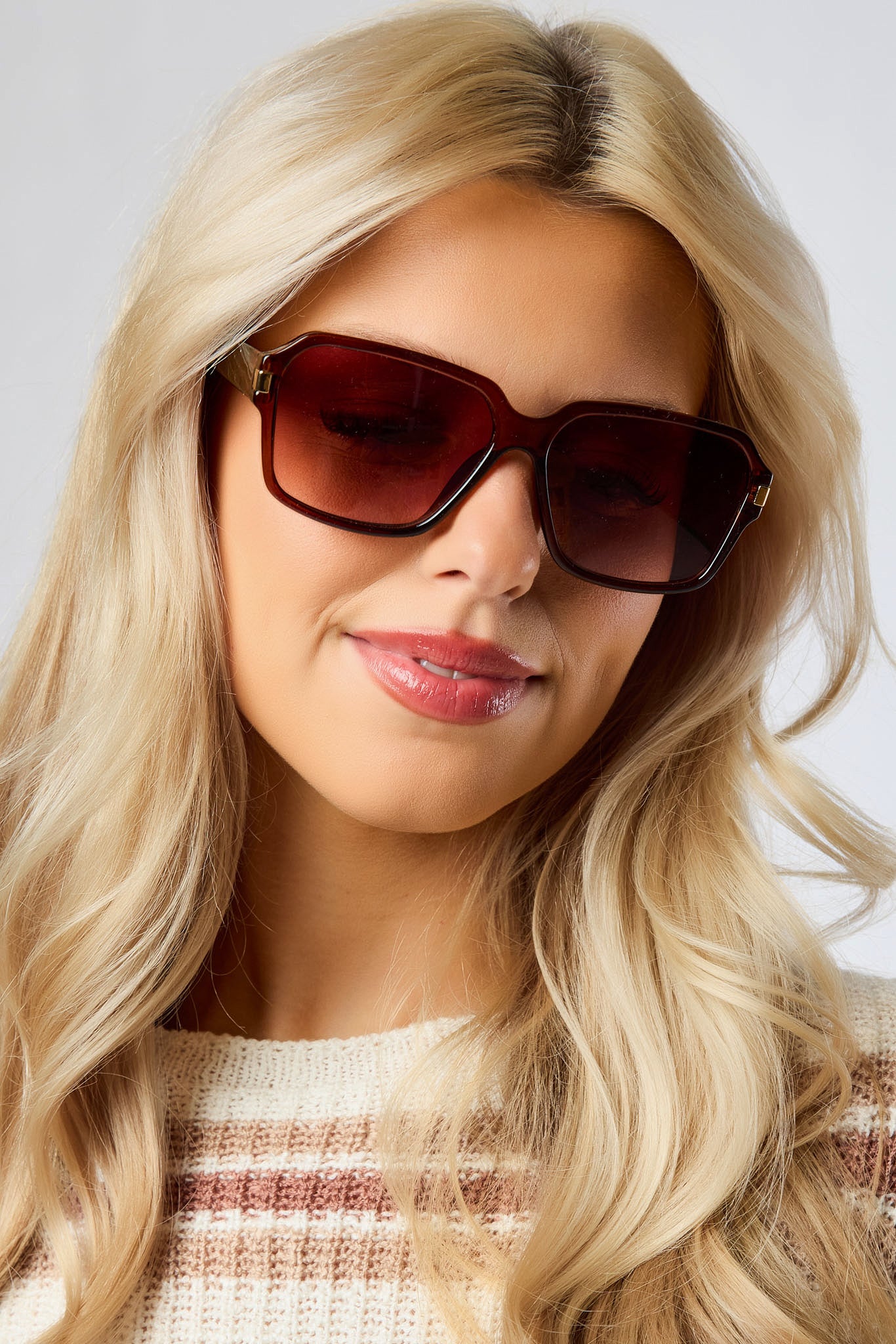 Oversized Rectangular Sunglasses