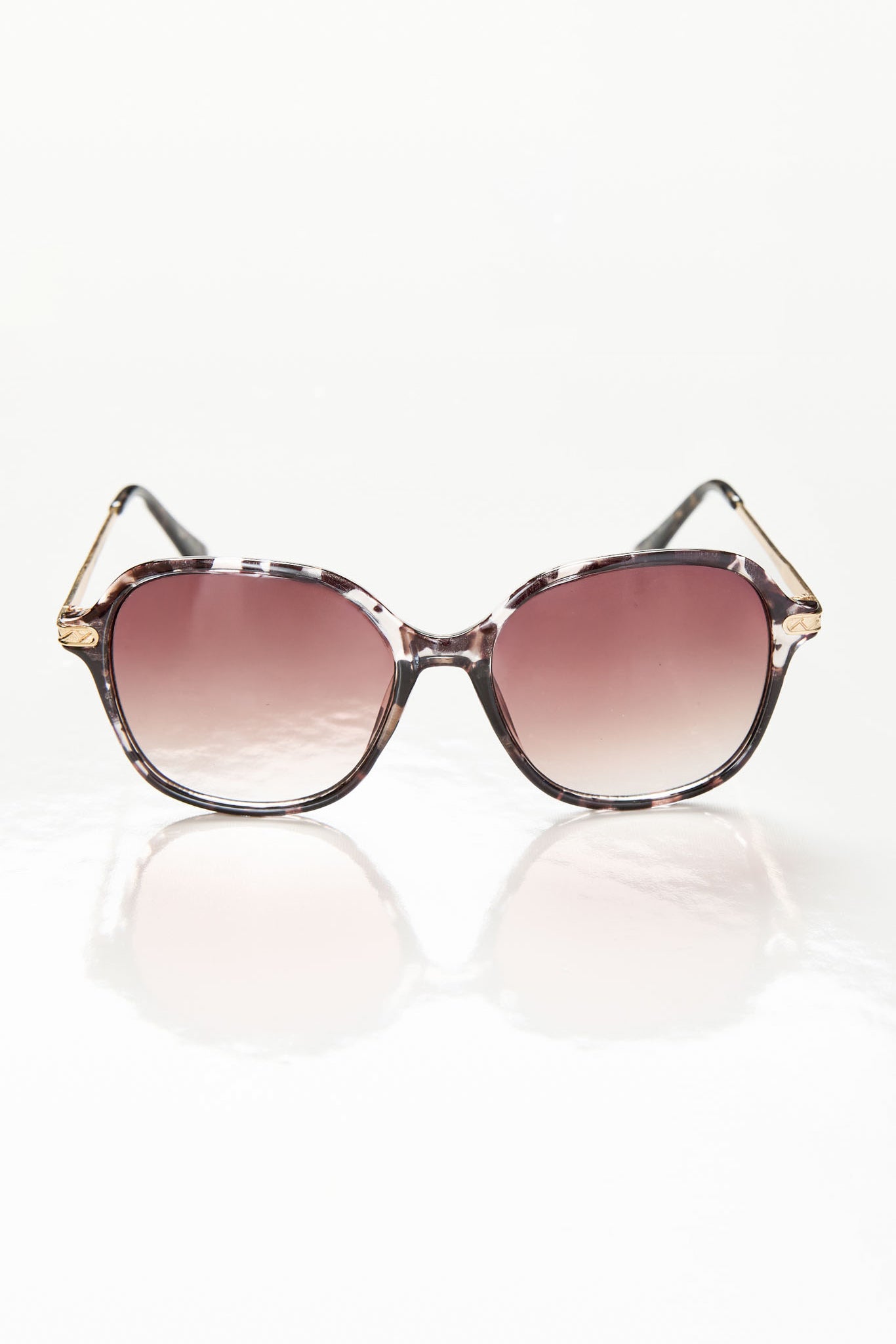 Tortoise Rectangular Sunglasses
